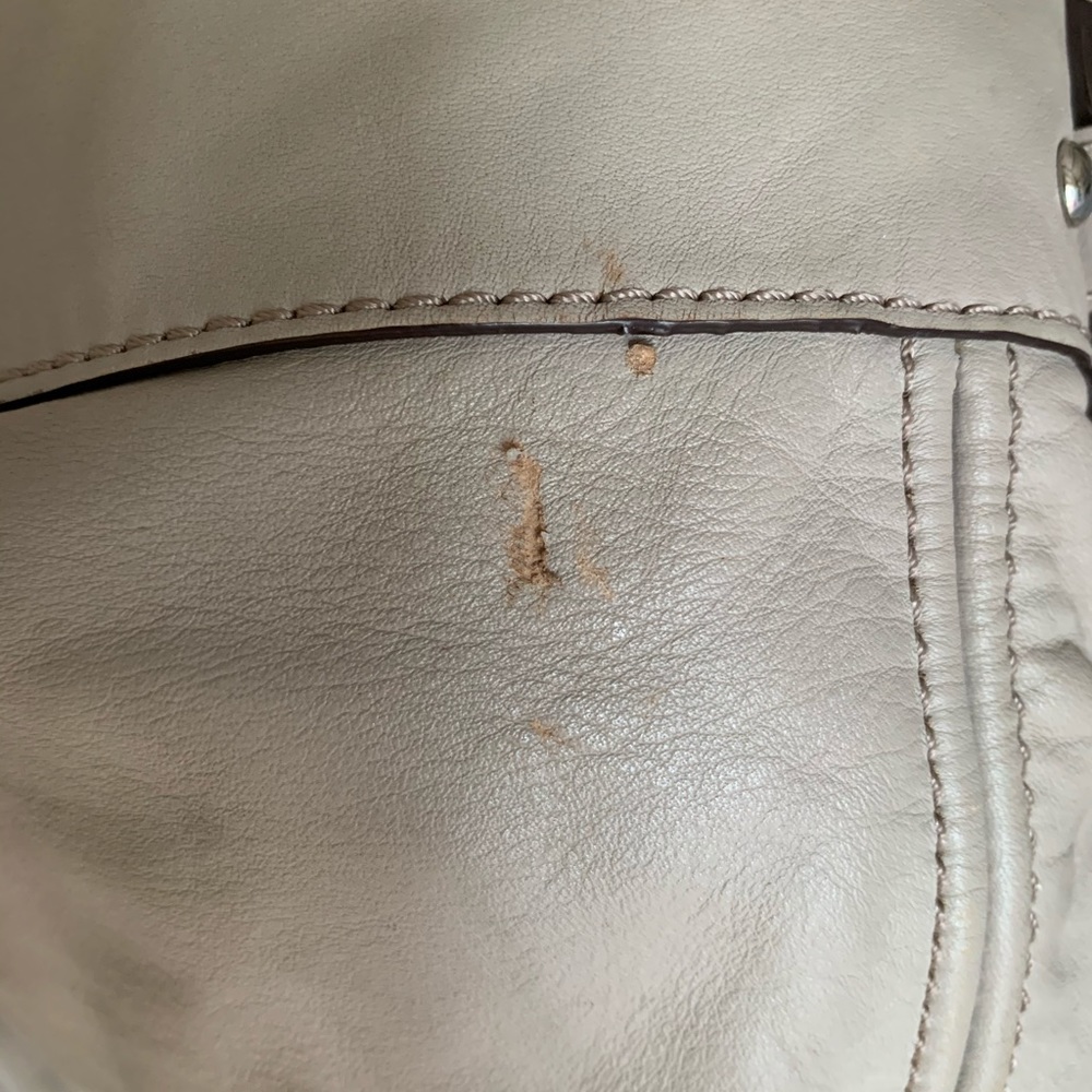 Coach Beige Leather Hobo - Picture 8 of 9